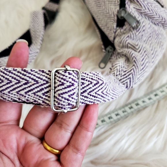 Nwot handmade hemp cotton boho fannypack - Picture 6 of 10